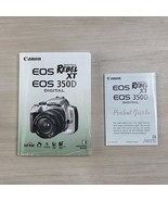Canon EOS Digital Rebel XT 350D Camera Instruction Book &amp; Pocket Guide - $14.74