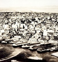 RPPC Seattle Aerial Photograph Coastal Washington 1920s Ellis Cityscape ... - £23.58 GBP