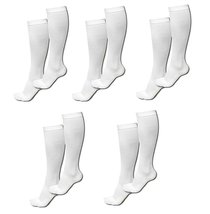 ASRocky Graduated Compression Socks (5 Pair) Anti-Fatigue Calf High Below Knee M - £23.22 GBP
