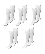 ASRocky Graduated Compression Socks (5 Pair) Anti-Fatigue Calf High Belo... - $40.73 CAD