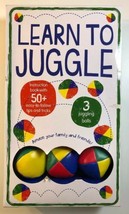 Learn to Juggle Kit Instructional Book With 50 Tips 3 Juggling Balls - £4.42 GBP