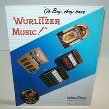Wurlitzer Music Magazine AD For Phonograph Jukebox Vintage Advertising S... - $18.53