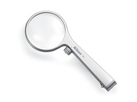 Nikon LED illuminated magnifying glass reading loupe L1-8D (2x) Made in Japan - £79.35 GBP