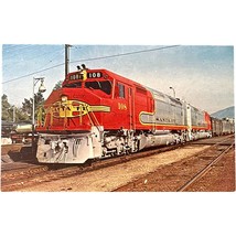 Vintage Postcard, locomotive, Santa Fe 108, Super Chief - El Capitan - £8.02 GBP