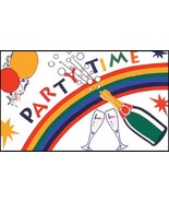 Party Time Flag 1 - 3x5 Ft - £15.66 GBP