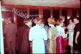 1961 Pretty Women at Iconic Cocktail Party Mixing Ektachrome 35mm Color Slide - £2.71 GBP