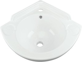 Renovators Supply Manufacturing Mountain Pond 20.5&quot; Corner Wall Mount Ba... - £155.86 GBP