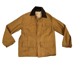 VTG Red Head Blue Bill Hunting Field Jacket Duck Game Bag Tan Cotton USA... - $118.75