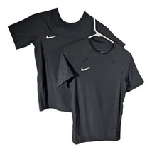 Kids Nike ADV Vapor Knit Soccer Shirts Black Dri-FIT Vaporknit Youth Med... - $54.93