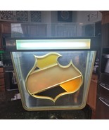 Antique Falstaff Beer Sign Lighted Glass Metal And Acrylic Very Heavy Rare - $10,421.47 MXN