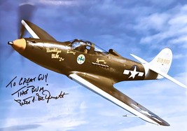 Lt. Peter A McDermott, Pilot, Brooklyn Bum 2nd, Autographed, Colorized 1... - £49.43 GBP