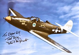 Lt. Peter A McDermott, Pilot, Brooklyn Bum 2nd, Autographed, Colorized 1... - £47.20 GBP