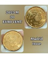 EUROZONE 2023 M 20 EURO CENT  Coin - Spain Issue - Auth Madrid BTR CIRC ... - $5.47 CAD
