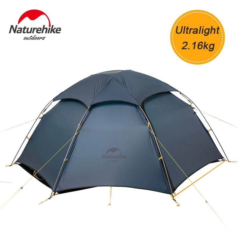 Naturehike Camping Tent 15D Cloud Peak Hexagonal Ultralight Portable 2 Person - £203.15 GBP