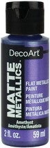 DecoArt Acrylic Matte Metallics 2oz Amethyst - £13.93 GBP