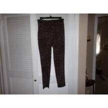 New Directions Petites leopard print pull on pants 8P EUC NO flaws at al... - $12.29