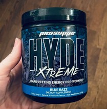 Hyde Xtreme, Hard-Hitting Energy Pre Workout, Blue Razz, 7.4 oz (210 g) ... - $24.55