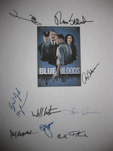 Blue Bloods signed TV script Screenplay X9 Autographs Tom Selleck Bridge... - $16.99