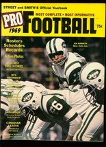 STREET AND SMITH&#39;S PRO-FOOTBALL YEARBOOK 1969 NAMATH VF - $169.75