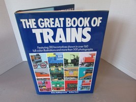 Great Book of Trains by Brian Hollingsworth (1996, Hardcover) DJ 1996 - £10.59 GBP