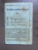 Germany Black Forest School Student Document Card 1932 - $14.00