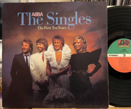 ABBA The Singles The First Ten Years Vinyl 2 LP VG+ Atlantic Waterloo Fernando - $24.99