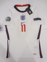 Marcus Rashford England 20/21 Euro Match Slim White Home Soccer Jersey 2020-2021 - £69.31 GBP