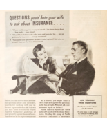 1944 Insurance Company Of North America Advertisement WW2 Era Protect DWP7C - $35.02 CAD