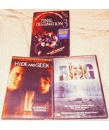 Horror Lot Of 3 DVD Movies Final Destination 3, Hide And Seek, The Ring  - £2.31 GBP