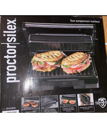 PROCTOR SILEX 2in1 COMBO PANINI PRESS &amp; COMPACT GRILL - $687.68 MXN