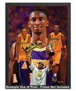 Kobe Bryant LA Lakers Los Angeles Art 3 NBA Basketball 8x10-48x36 CHOICES - £19.74 GBP+