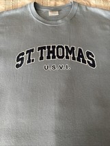 St Thomas Men’s Light Blue T Shirt Size L - $11.83