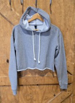 Wild Fable Womens Gray Crop Top Hoodie Size Small - $262.10 MXN