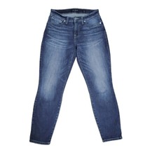 Lucky Brand Skinny Ankle Jeans Womens Size 4 - 27 Mid Rise Blue Dark Wash - £15.56 GBP