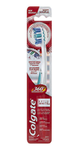 (2x) Colgate 360 Optic White Toothbrush with Spiral Polishing Bristles - SOFT - £7.12 GBP