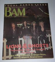 Lions &amp; Ghosts BAM Magazine Vintage 1987 Downy Mildew Dramarama Faith No... - $29.99
