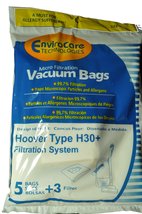 Hoover Type H30 Canister Vacuum Cleaner Bags, EnviroCare Replacement Brand Bags, - $19.36