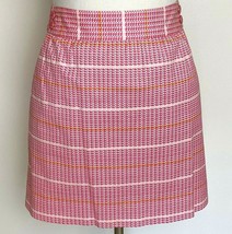 Vineyard Vines Womens Skirt Size 4 Whale Stripe Pink Orange Motif Stretc... - £15.81 GBP