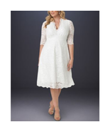 Kiyonna Bridal Plus Size Wedding Belle Dress Gown in Ivory Size 1X - $176.43 CAD