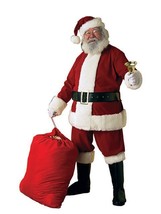Rubie&#39;s Adult Deluxe Ultra Velvet Santa Suit With Gloves, X-Large - £203.56 GBP