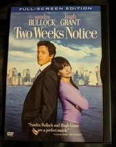 Two Weeks Notice (DVD, 2003, Full Frame) - £3.89 GBP