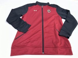 Under Armour UA Women’s Sz M Loos Fit Full Zip Track Jacket Boston College NCAA - £22.86 GBP