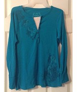 Arizona Jean Company Long Sleeve Thermal Shirt Junior Girls Size 2XL 20 1/2 - £11.02 GBP
