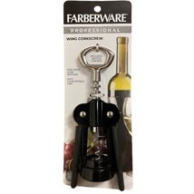 Farberware Professional Wing Corkscrew, Black Soft Grip - £9.97 GBP