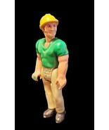 VTG Fisher Price Adventure People Construction Workers Figure #352 Frank... - £11.75 GBP