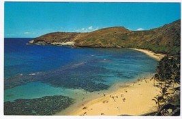 Hawaii Postcard Honolulu Hanauma Bay - £1.55 GBP