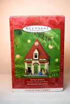 Hallmark: Service Station - 2001 Nostalgic Houses &amp; Shops Keepsake Ornament - $22.36