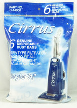 Cirrus Type A Vacuum Cleaner Bags C-14000 - $16.95