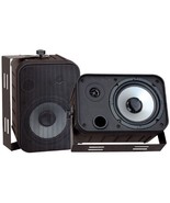Pyle PDWR50B 500W 6.5&#39;&#39; Indoor/Outdoor Waterproof Speakers - Black ... - $1,674.94 MXN