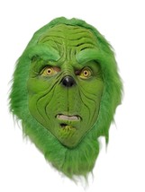 The Grinch Full Head Latex Mask Hat Monster Adult Costume Xmas Christmas Cosplay - £12.74 GBP